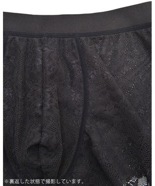 WACOAL MEN ボクサーパンツ 【レースボクサー】 美しさと快適さを追求 通気性 前閉じ WT3822 /ワコールメン ブラック