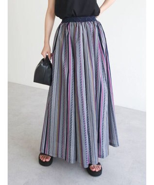 Green Parks ・ＥＬＥＮＣＡＲＥ　ＤＵＥ　マルチストライプスカート