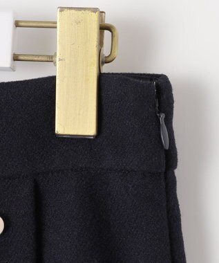 ANY SIS 【洗える】メルトンジャージー スカート ネイビー