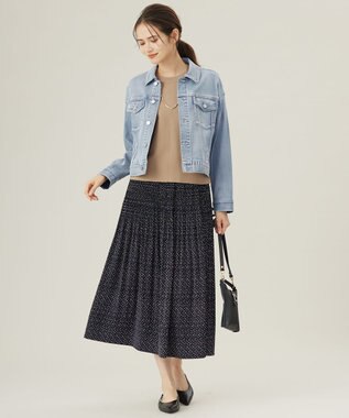 自由区 L 【セットアップ対応・洗える】レーヨンストレッチプルオーバー ニット ダークベージュ