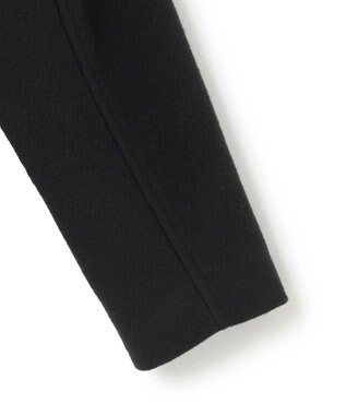 J.PRESS YORK STREET 【WOMEN】2wayショートウールアンゴラビーバー コート ブラック系