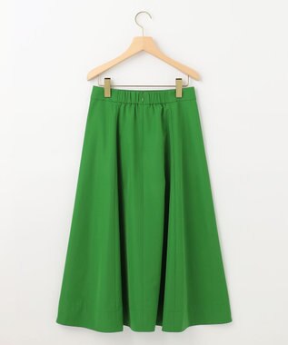 組曲 【5色展開・後ろゴム仕様】カラータフタ スカート ダークグリーン系