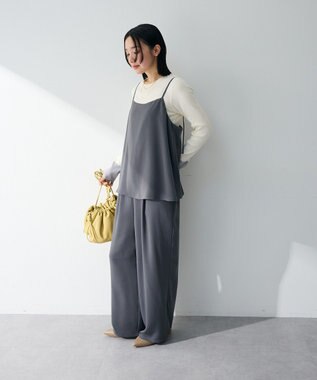Green Parks レイヤー風　サロペット Gray