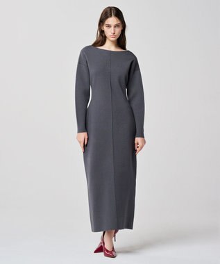 uncrave シルキーニット ワンピース（uncrave WHITE） スレート