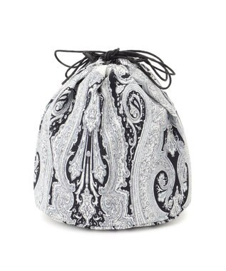 23区 【Oggi6月号掲載】Ratti ドローイング ペイズリー プリント コンビ バッグ ブラック系