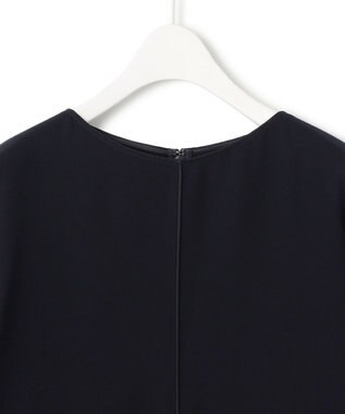 ICB 【UVカット・防シワ・洗える】ライトダブルクロス Tブラウス ネイビー系