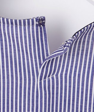 J.PRESS LADIES S 【WEB限定カラーあり】ストライプジャカード フロントタック カットソー ネイビー系1