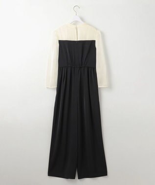 ANY SIS 【洗える】デザインタック コンビネゾン ブラック