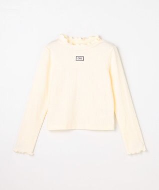 ANY KIDS 【2点セット】Tシャツ×フェザーライク キャミソール エクリュ×グレー