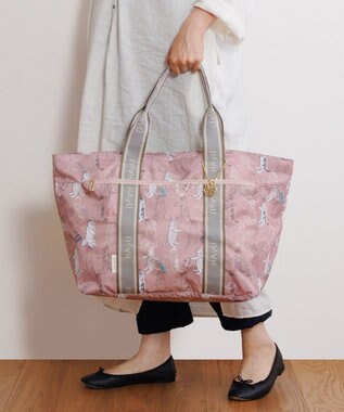 ACE BAGS & LUGGAGE HAyU × ace.  フォールディング 折り畳みトートバッグ 猫柄 30L 17862