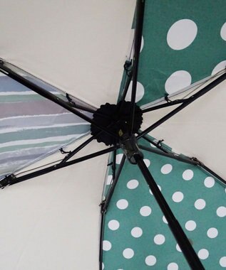 +RING 【UVカット90%以上】【数量限定】レディース向け 晴雨兼用 折傘 GRN T1167 緑