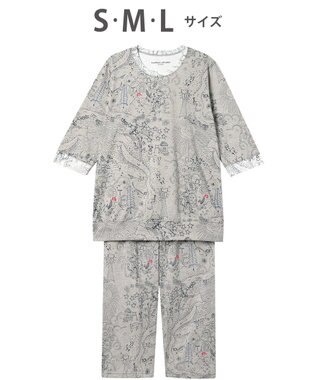 tsumori chisato SLEEP ツモリチサト パジャマ 綿100%(本体) 天竺素材 7分袖 長袖 8分丈 レディース UDT216 /ワコール