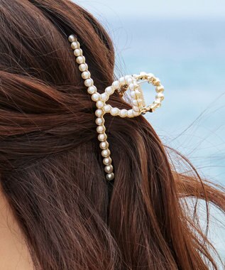 Tiaclasse パールヘアクリップ ゴールド