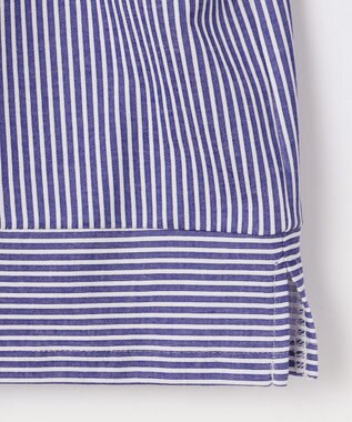 J.PRESS LADIES S 【WEB限定カラーあり】ストライプジャカード フロントタック カットソー ネイビー系1