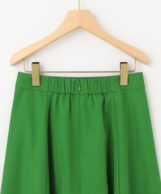 組曲 【5色展開・後ろゴム仕様】カラータフタ スカート ダークグリーン系