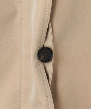 ICB 【撥水加工】ＴＣシャンブレーツイル ステンカラーコート ベージュ系