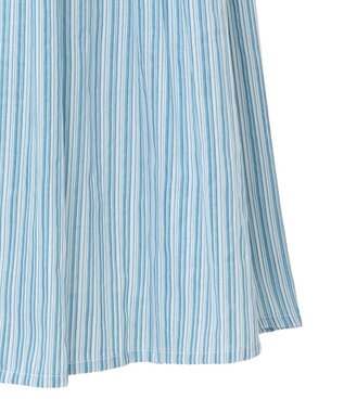 Green Parks Ｉ　ラウンド切替柄ギャザーボイルスカート Stripe