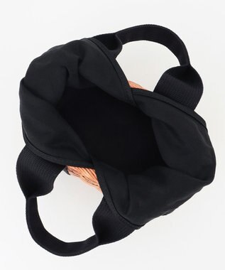 23区 VIOLAd'ORO MIRO スプリットラタン バスケットバッグ ブラック系1