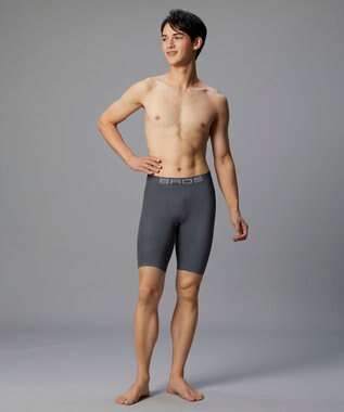 WACOAL MEN スパッツ 【CROSSWALKER】 吸放湿性 吸汗速乾性 前閉じ ロング丈 メンズ インナー GX6008 /ブロス バイ ワコールメン グレー