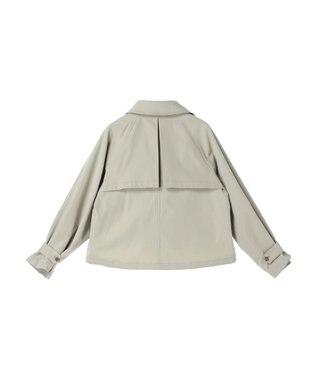 earth music&ecology ショートトレンチコート Light Khaki