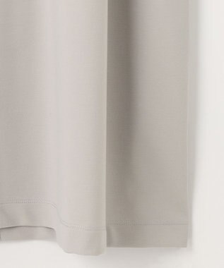 Feroux 【洗える】ジョーゼットコンビポンチ ワンピース アイスグレー系