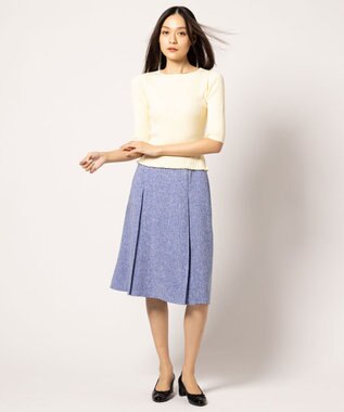 TOCCA 【洗える】MIST TWEED スカート ブルー系5