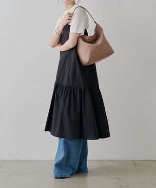 russet  ナイロンジャガード2WAYショルダーバッグ(CE-1693) Mocha