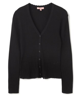 TOCCA EYELET AJISAI CARDIGAN カーディガン ブラック系