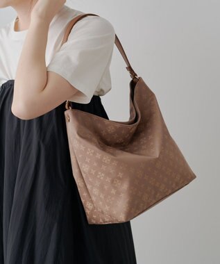 russet  ナイロンジャガード2WAYショルダーバッグ(CE-1693) Mocha