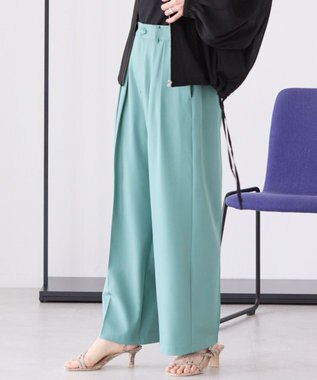 AMERICAN HOLIC タックワイドパンツ Green