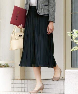 any SiS シャイニープリーツ スカート