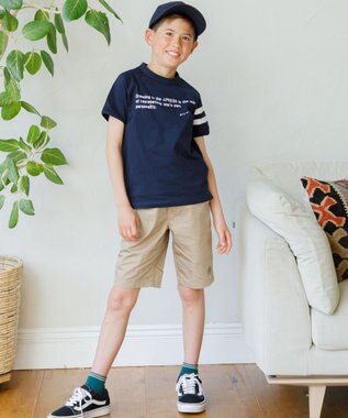 J.PRESS KIDS 【140-170cm】ラグランＴシャツ ネイビー系