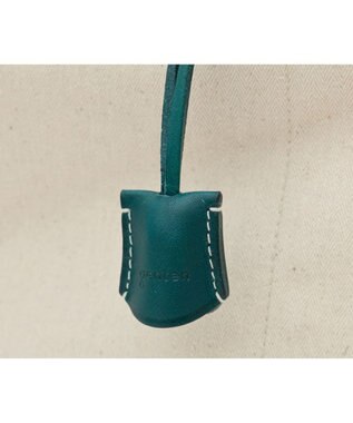 genten サスカットバスケット手提げバッグ＜LL＞ ブルーグリーン