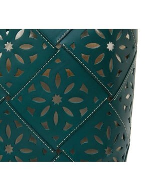 genten サスカットバスケット手提げバッグ＜LL＞ ブルーグリーン