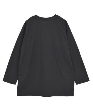 AMERICAN HOLIC ボックス箔プリントロングTシャツ Black