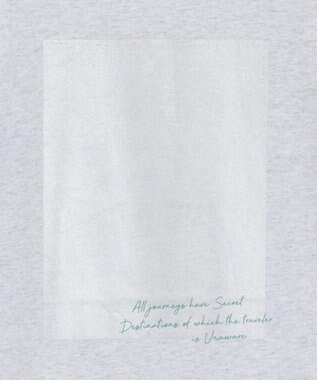 AMERICAN HOLIC ボックス箔プリントロングTシャツ Black