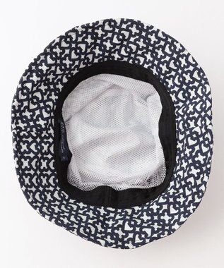 23区GOLF 【UNISEX】モノグラムレインハット ネイビー系5