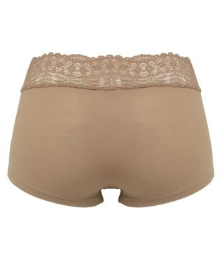 BRADELIS New York 【BRADELIS FIT】　モールドフィットスタイルショーツ 伸縮性のある柔らかい綿混素材で快適 モカベージュ