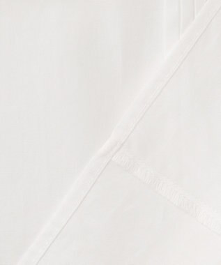 UNFILO 【GLOW 6月号掲載/洗える】ラッフルカラーブラウス ホワイト