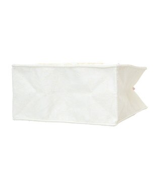 Maison de FLEUR EC限定レースフリルハンドルスクエアトートSバッグ Ivory