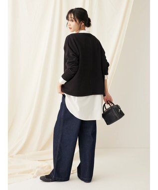 CRAFT STANDARD BOUTIQUE サイドリングボタンプルオーバー Black