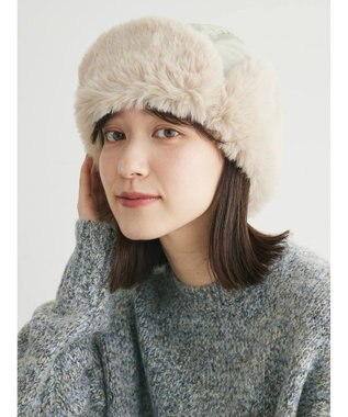 Green Parks ・リボンフライトキャップ Light Green