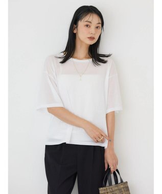 AMERICAN HOLIC シアーＢＩＧＴＥＥ Off White