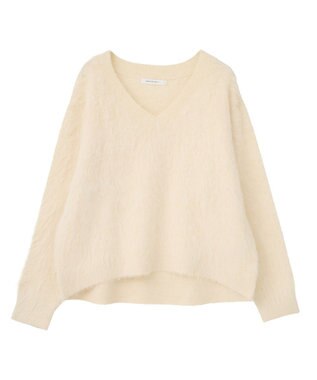 AMERICAN HOLIC 起毛シャギールーズニットプルオーバー Ivory