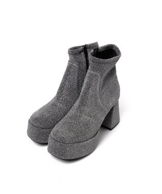 WEGO ストーム付きワイドヒールショートブーツ 柄2