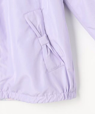 ANY KIDS 【フード取り外し/洗濯機可能】撥水加工リバーシブルゾン ラベンダー