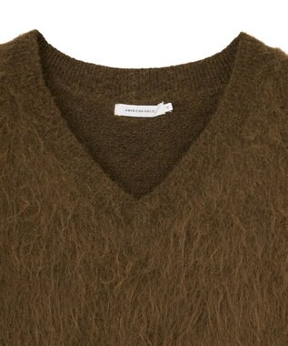AMERICAN HOLIC 起毛シャギールーズニットプルオーバー Brown