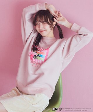 earth music&ecology Ｔｈｅ　Ｐｏｗｅｒｐｕｆｆ　Ｇｉｒｌｓ／ｅｍａｅＬスウェット Pink