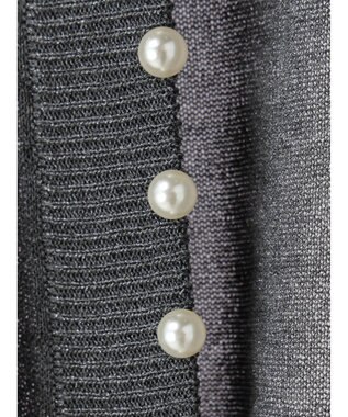 Green Parks ・ＥＬＥＮＣＡＲＥ　ＤＵＥパールツキシアーカーディガン Gray