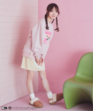 earth music&ecology Ｔｈｅ　Ｐｏｗｅｒｐｕｆｆ　Ｇｉｒｌｓ／ｅｍａｅＬスウェット Pink